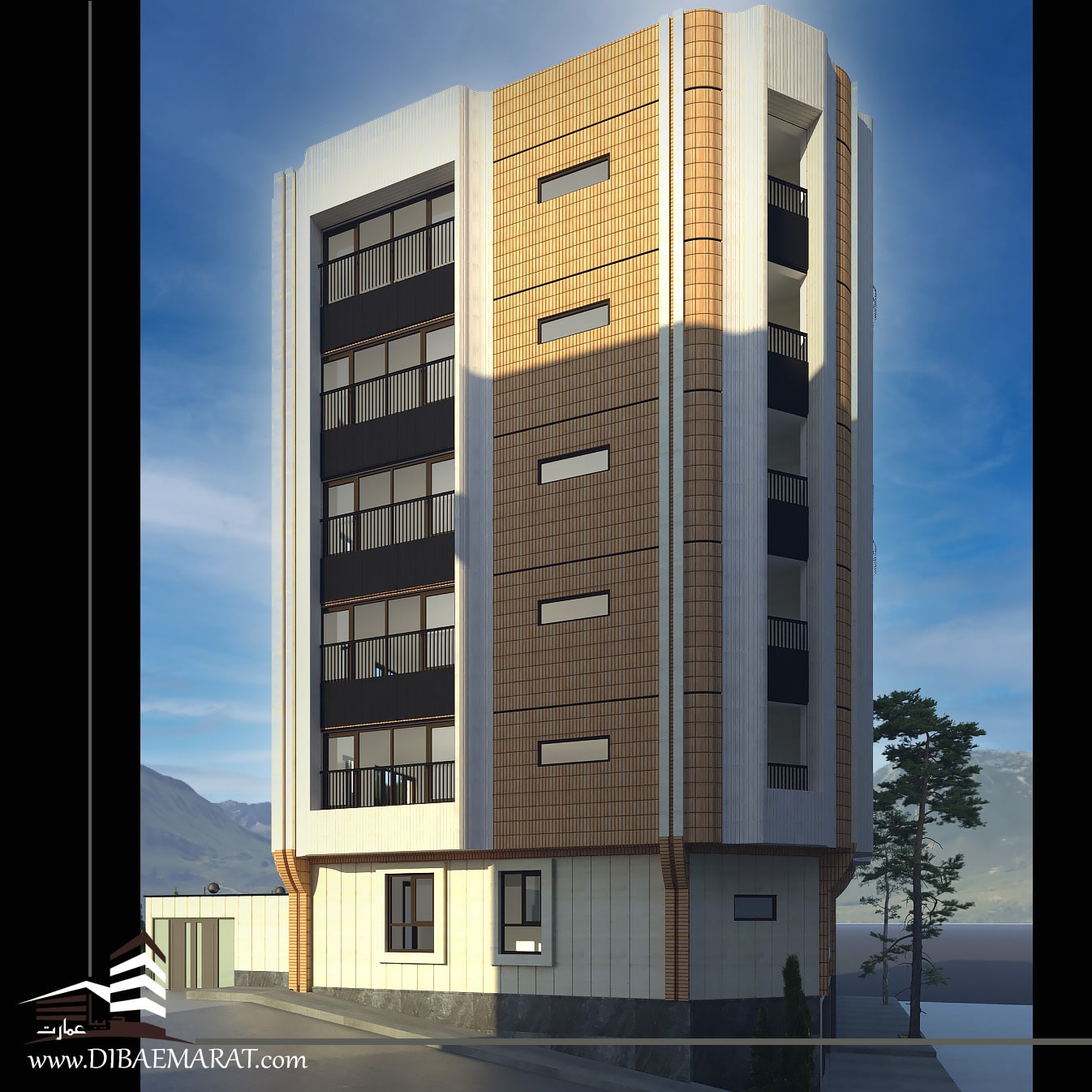 پروژه طراحی و اجرای ساختمان مسکونی اعتمادیه 2