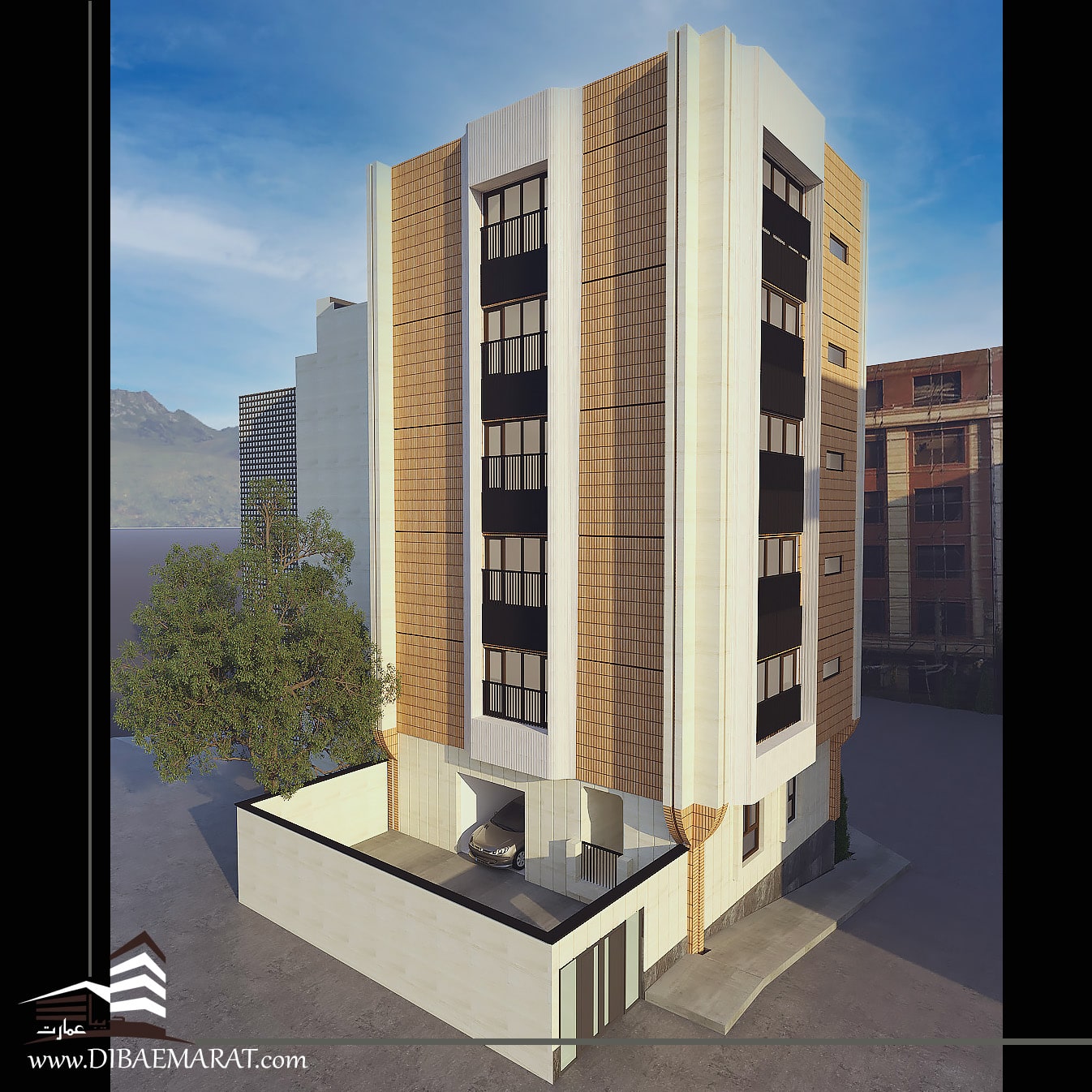 پروژه طراحی و اجرای ساختمان مسکونی اعتمادیه 2